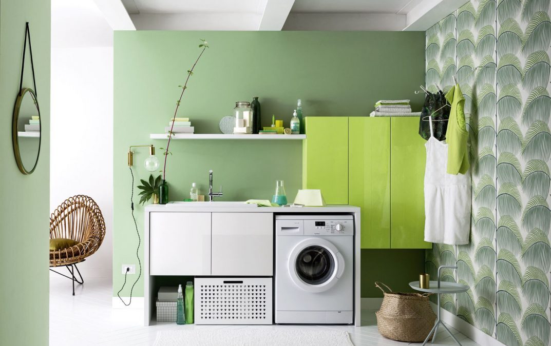 La lavanderia : soluzioni salva spazio